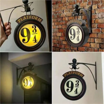 Platform 9 3/4 LED Nachtlamp - Magische Wanddecoratie