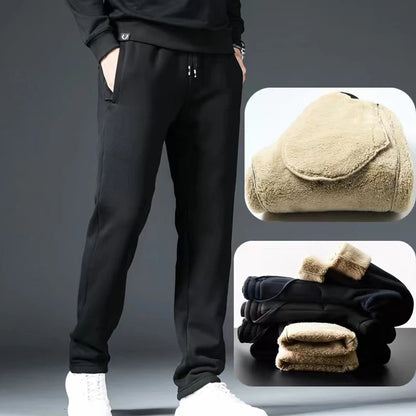 Finn - Heren Winter Sweatpants van Lamswol | Warme Katoenen Joggingbroeken