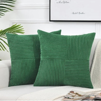 Clara – Zachte Corduroy Kussenhoes voor Luxe Woondecoratie