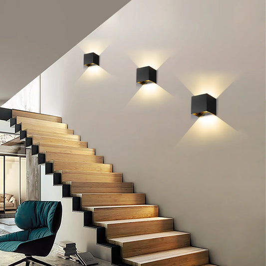 LumiCube – Moderne Wandlamp met Bewegingssensor voor Slimme Verlichting