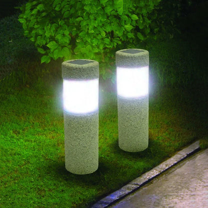 GranitGlow - Robuuste Steenkolomlamp voor Tuinverlichting