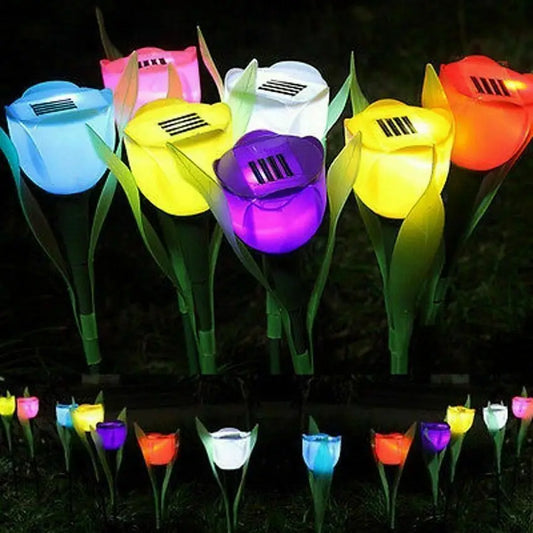 PetalGlow - Solar Tulpen Bloemlampen voor Tuinverlichting