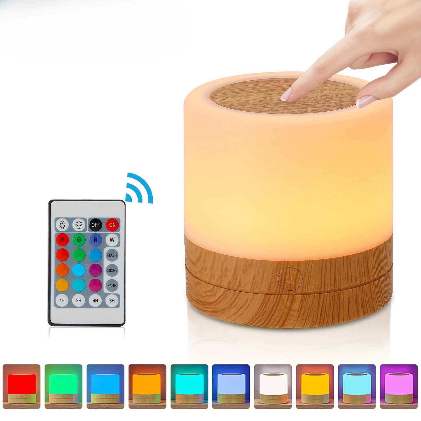 LightAura - RGB Tafellamp Touch Control met Afstandsbediening