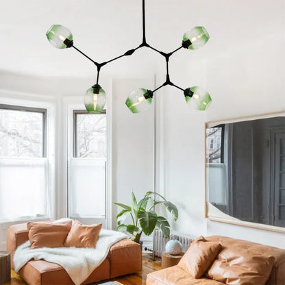 Valentina - Speelse Sputnik Hanglamp met Glazen Bubbels