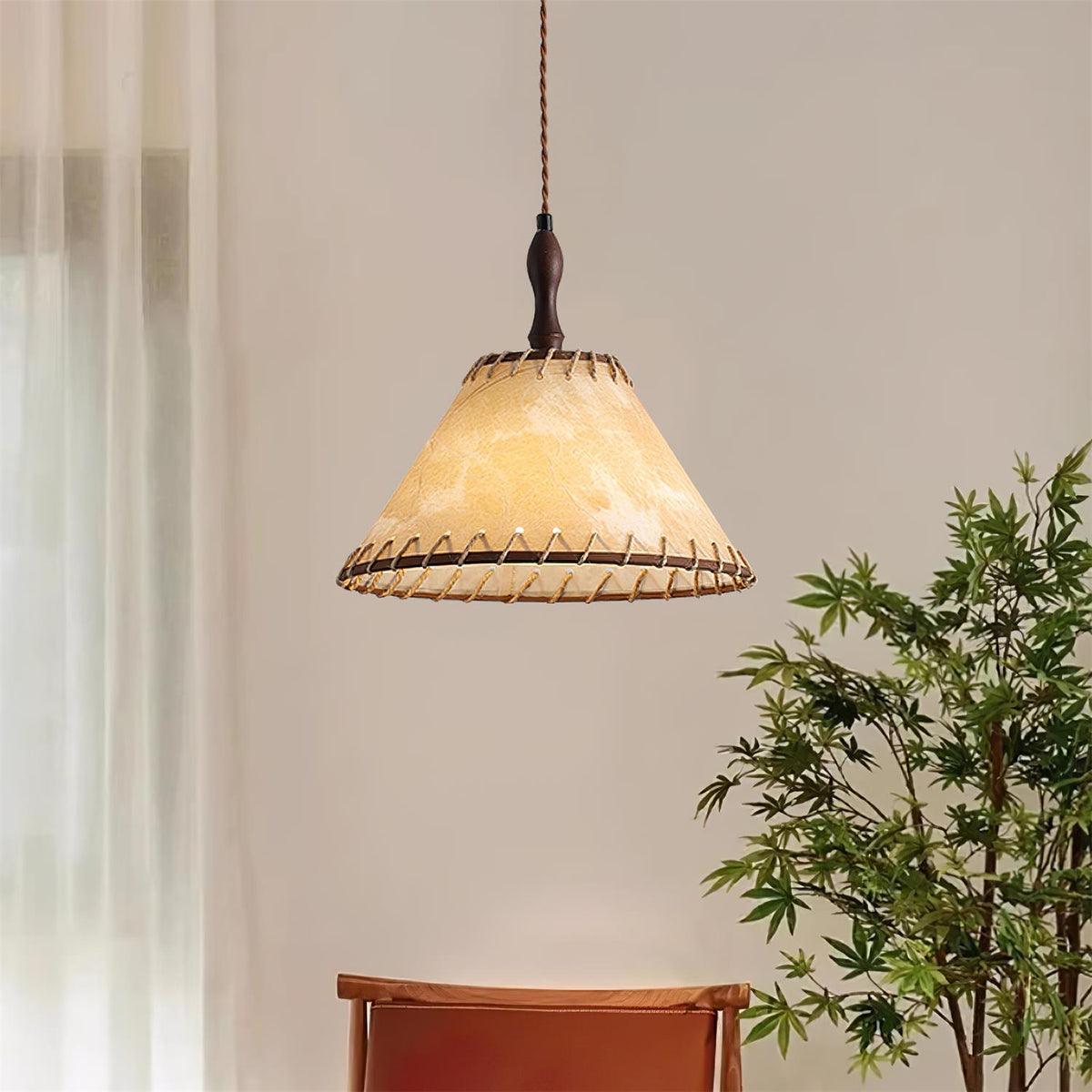 Isabella - Natuurlijke Houten Hanglamp voor Warmte en Stijl