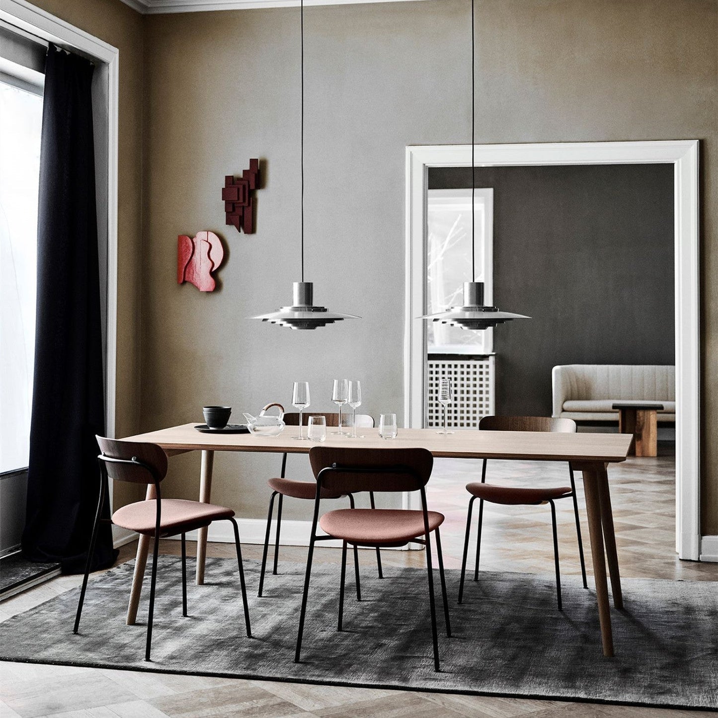 Sofia - Scandinavische Aluminium Hanglamp voor een Minimalistische Touch