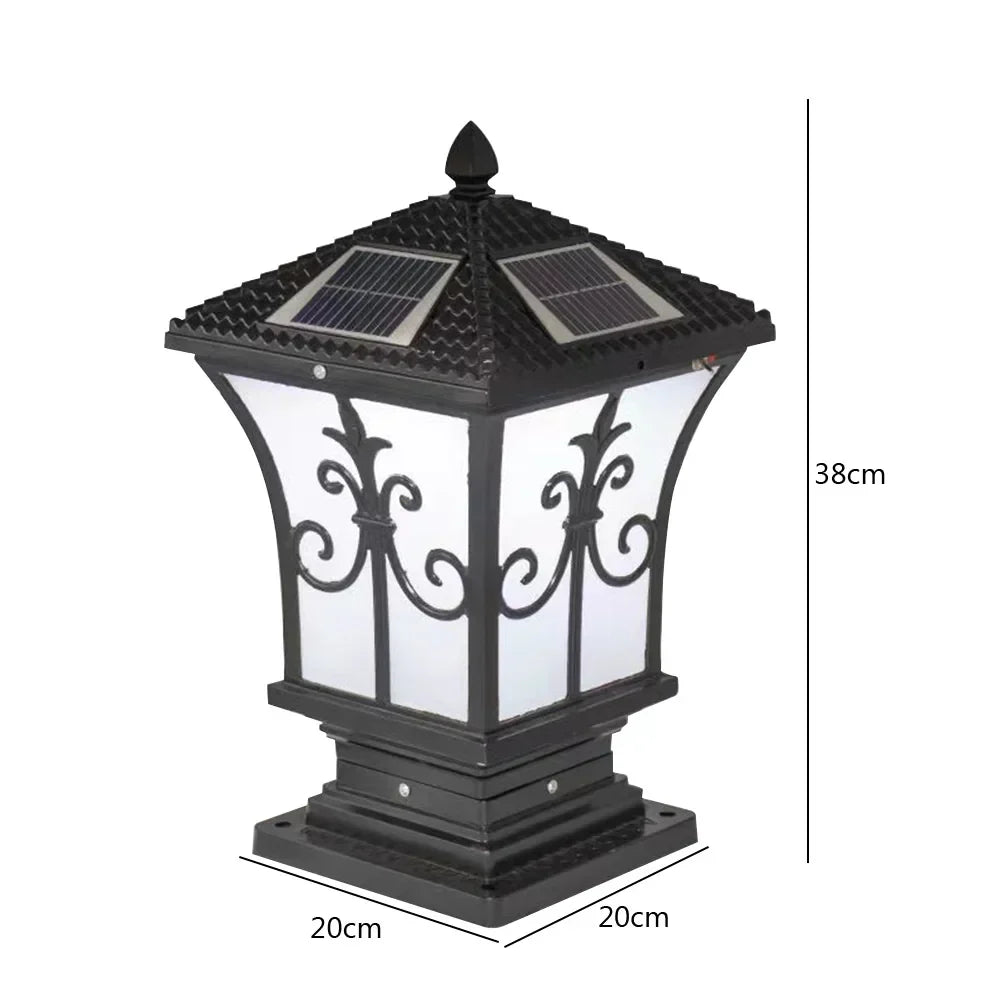 SolarAura | Retro Zonnelamp voor Stijlvolle Buitenverlichting