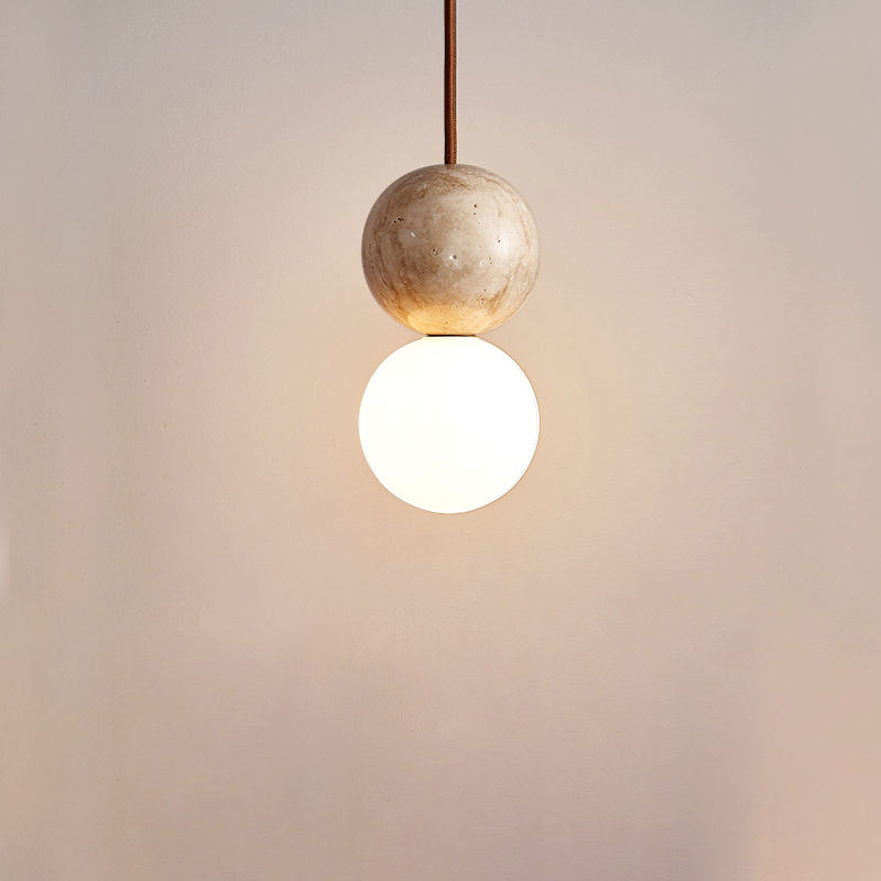 ZenWood Aura - Rustieke Hanglamp met Wabi-Sabi Elegantie voor Sfeervolle Interieurs