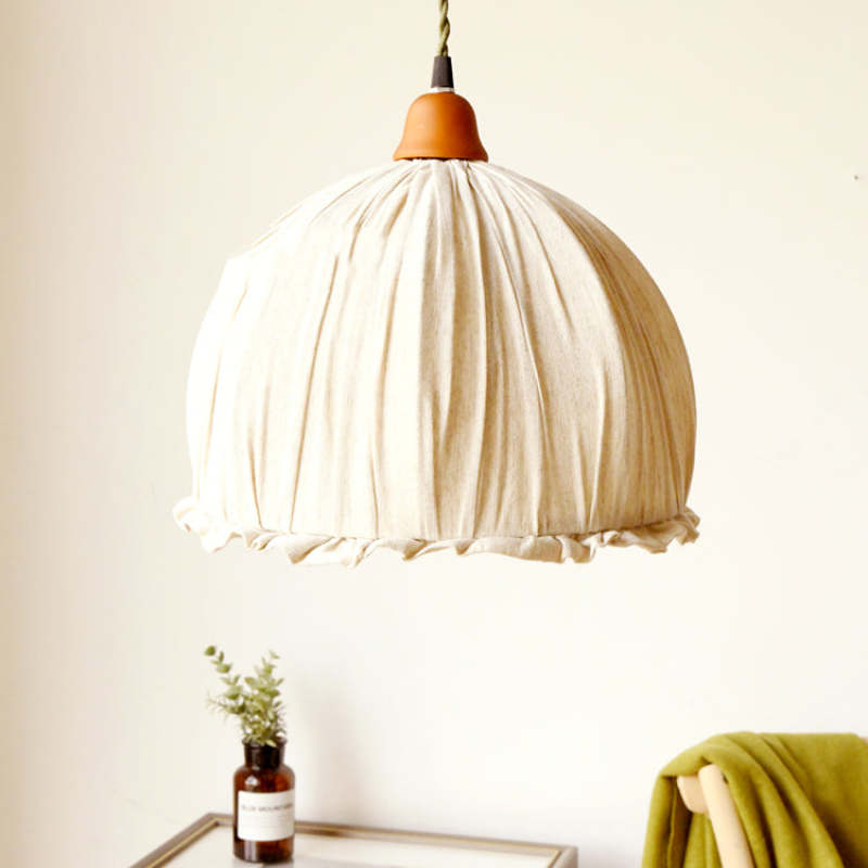 NordicWarm - Scandinavische Stoffen Hanglamp voor een Gezellige en Warme Sfeer in de Woonkamer of Slaapkamer