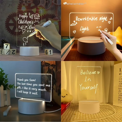 LumiBoard - Moderne LED Berichtbord Tafellamp met Pen