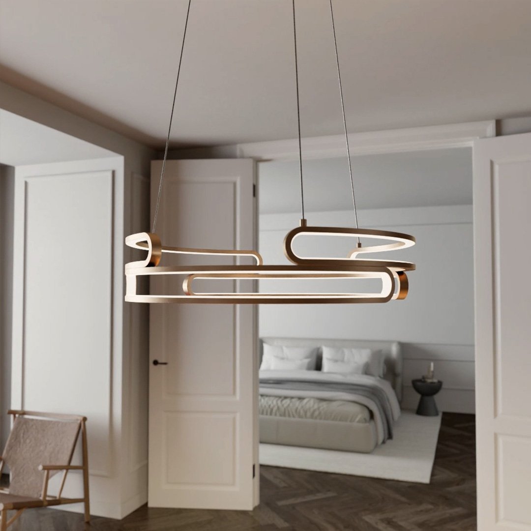 Metalis Elegance - Hanglamp van Verfijnd Metaal voor Stijlvolle Interieurs