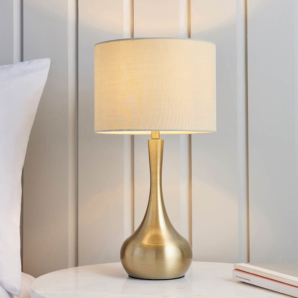 GlowLuxe - Elegante Gouden Tafellamp voor Stijlvolle Verlichting