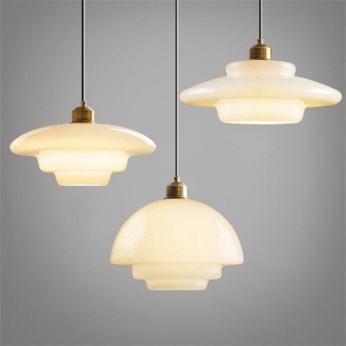 Clara - Witte Glazen Hanglamp