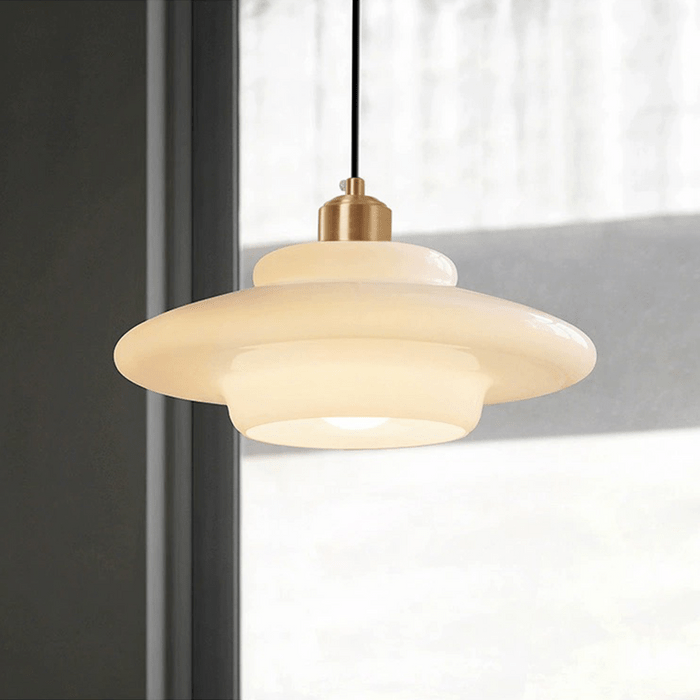 Clara - Witte Glazen Hanglamp