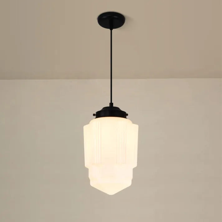 Clara - Stijlvolle Geometrische Hanglamp in Mat Glas