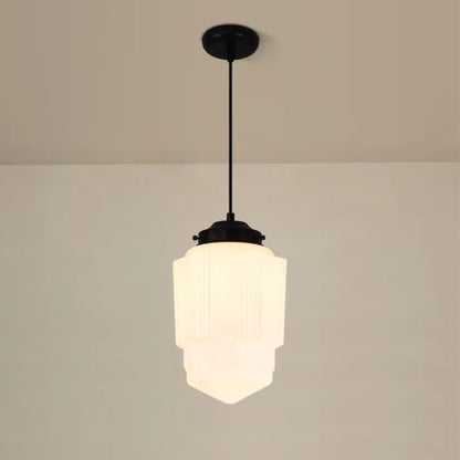 Clara - Stijlvolle Geometrische Hanglamp in Mat Glas