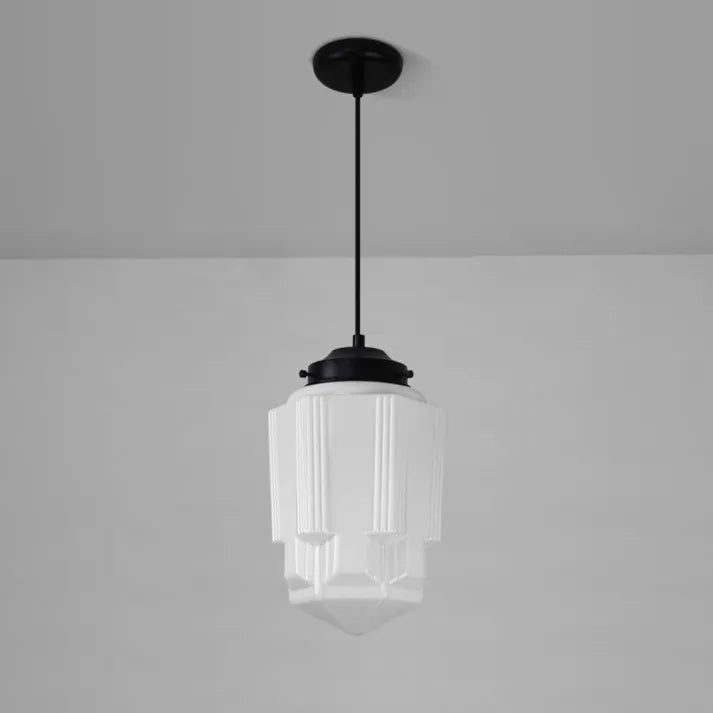 Clara - Stijlvolle Geometrische Hanglamp in Mat Glas