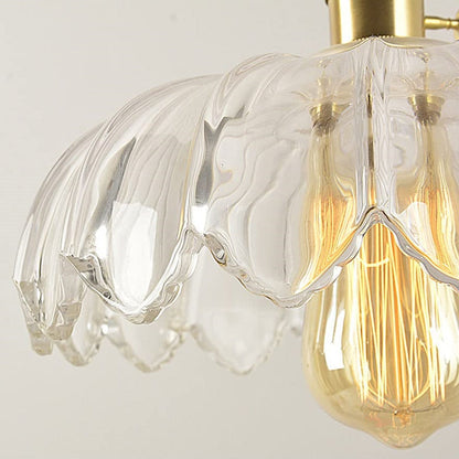 Floriana – Vintage Glazen Hanglamp in Bloemvorm