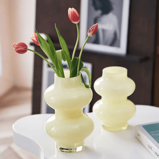 VividBloom - Moderne Glazen Decoratieve Vaas