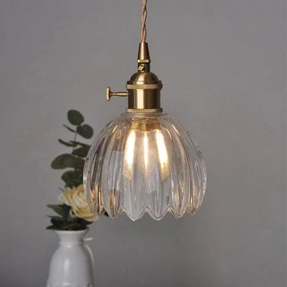 Bloemige Luxe Hangverlichting | Elegant Glazen Ontwerp met Tijdloze Charme