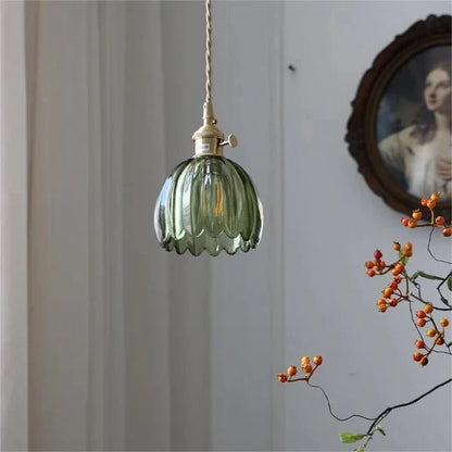 Bloemige Luxe Hangverlichting | Elegant Glazen Ontwerp met Tijdloze Charme