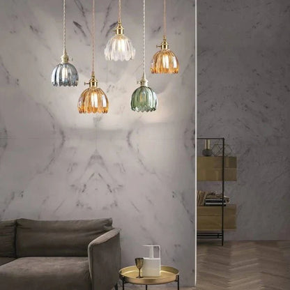 Bloemige Luxe Hangverlichting | Elegant Glazen Ontwerp met Tijdloze Charme