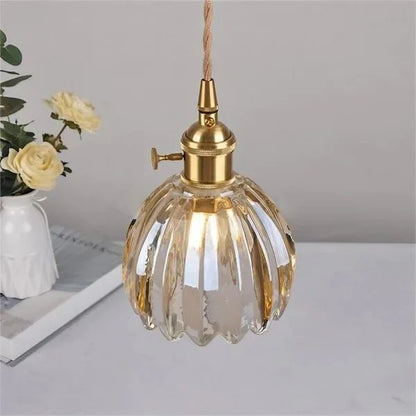 Bloemige Luxe Hangverlichting | Elegant Glazen Ontwerp met Tijdloze Charme