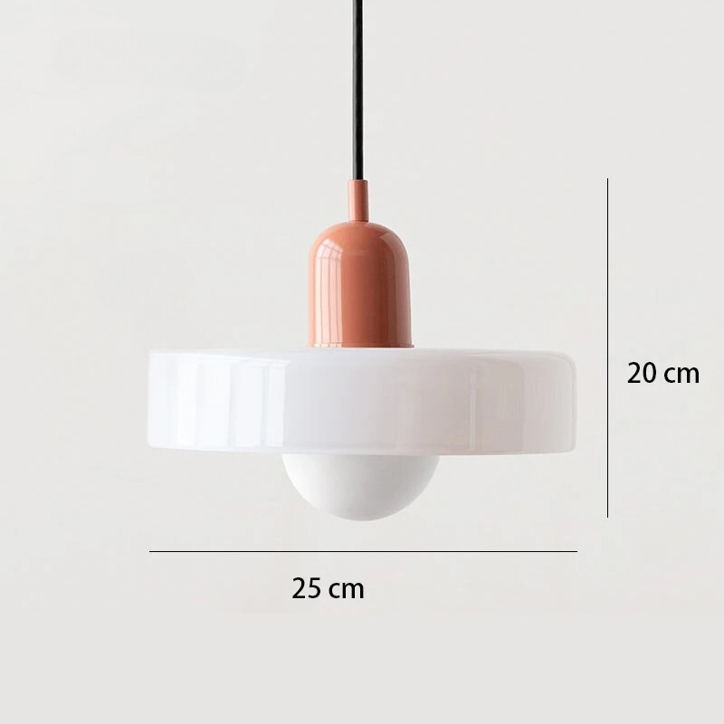 Nordic Retro Glazen Hanglamp - Moderne Verlichtingsarmatuur