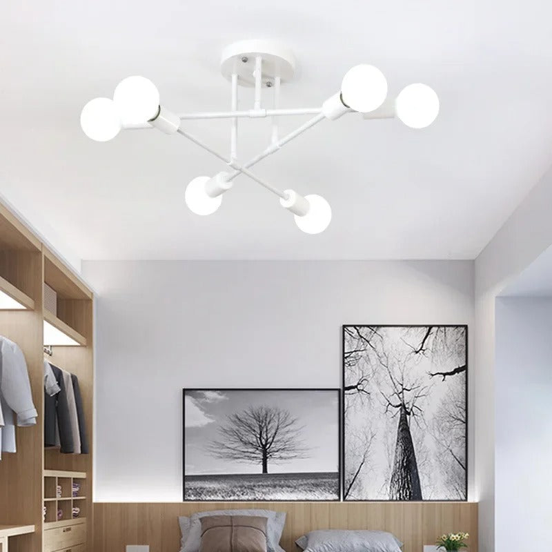 AuraLite - Minimalistische LED Kroonluchter voor Stijlvolle Verlichting