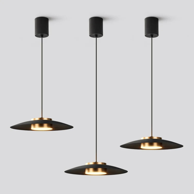 NoirLuxe - Moderne Zwarte Hanglamp voor de Eetkamer