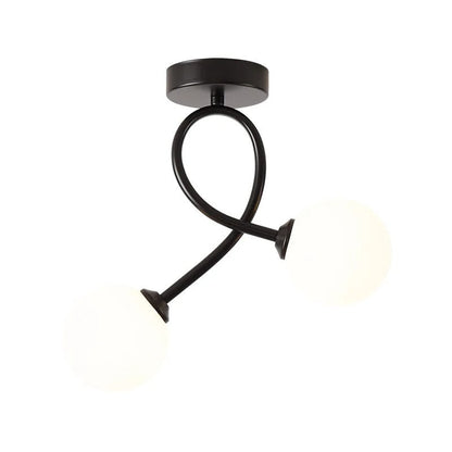 Isabella - Moderne Glazen Plafondlamp met Minimalistisch Design