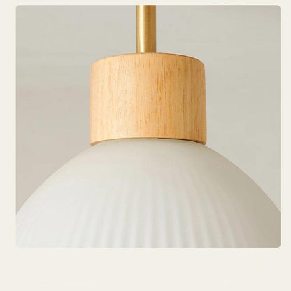 ZenLight - Japanse Stijl Houten Plafondlamp voor Natuurlijke Verlichting