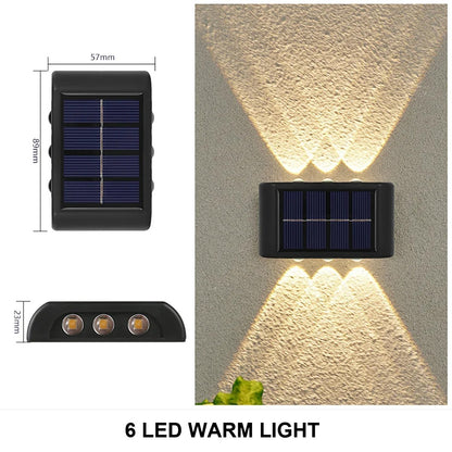 Solar Wandlamp voor Buiten - Up & Down LED Verlichting