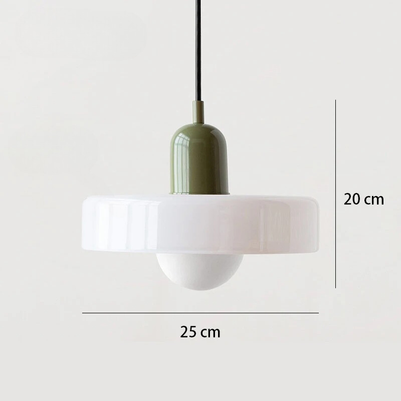 Nordic Retro Glazen Hanglamp - Moderne Verlichtingsarmatuur