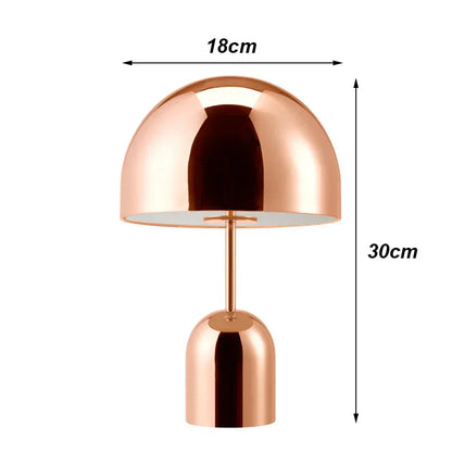 CopperLuxe – Moderne Tafellamp in Koperkleur