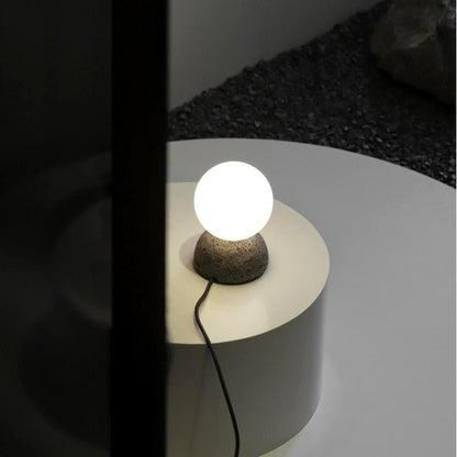 LumoSphere | Elegante Cement Hanglamp met Geometrische Accenten