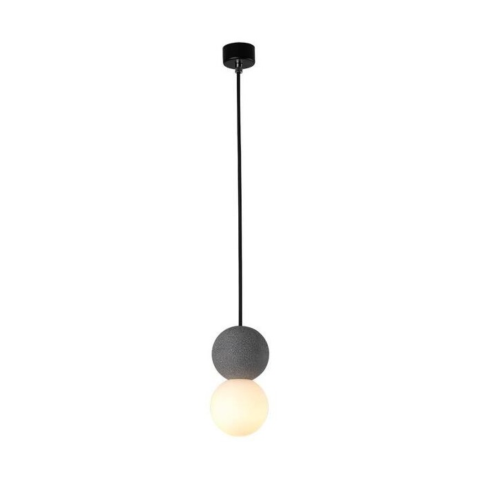 LumoSphere | Elegante Cement Hanglamp met Geometrische Accenten