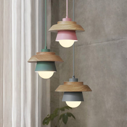 Alexios - Moderne Scandinavische Houten Pendellamp voor een Strakke en Stijlvolle Verlichting