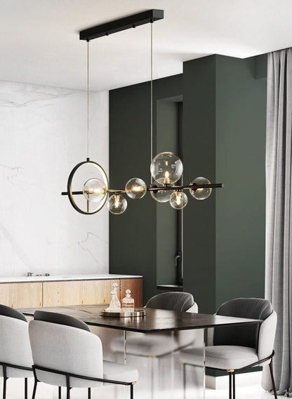 CelestialGlow | Elegante Hanglamp van Geblazen Glas