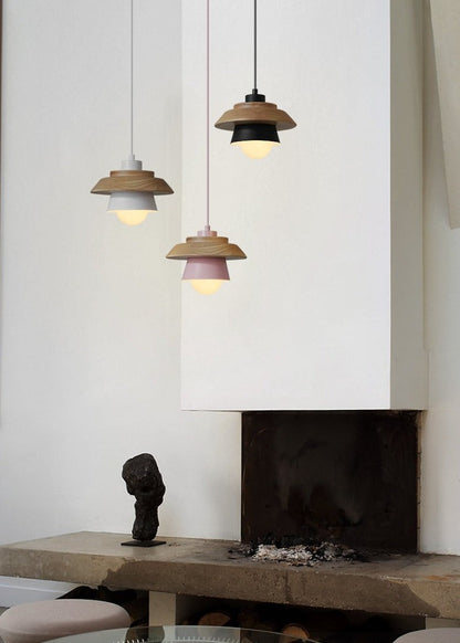 Alexios - Moderne Scandinavische Houten Pendellamp voor een Strakke en Stijlvolle Verlichting