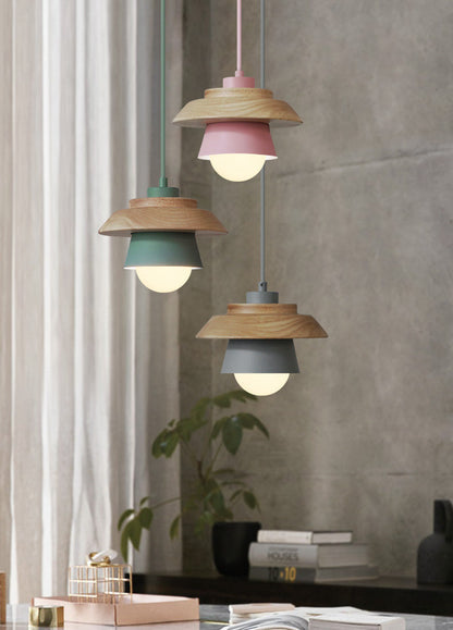 Alexios - Moderne Scandinavische Houten Pendellamp voor een Strakke en Stijlvolle Verlichting