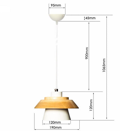 Alexios - Moderne Scandinavische Houten Pendellamp voor een Strakke en Stijlvolle Verlichting