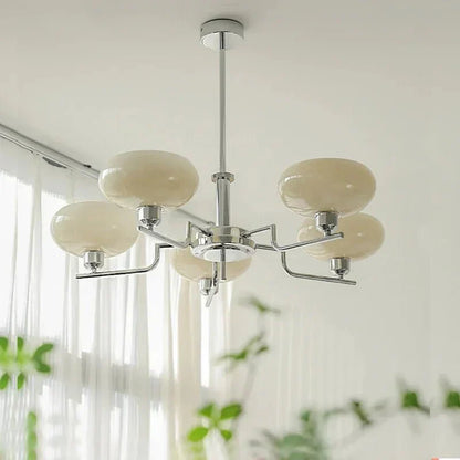 Middeleeuwse Bauhaus Plafondlamp | Retro Scandinavische Kroonluchter