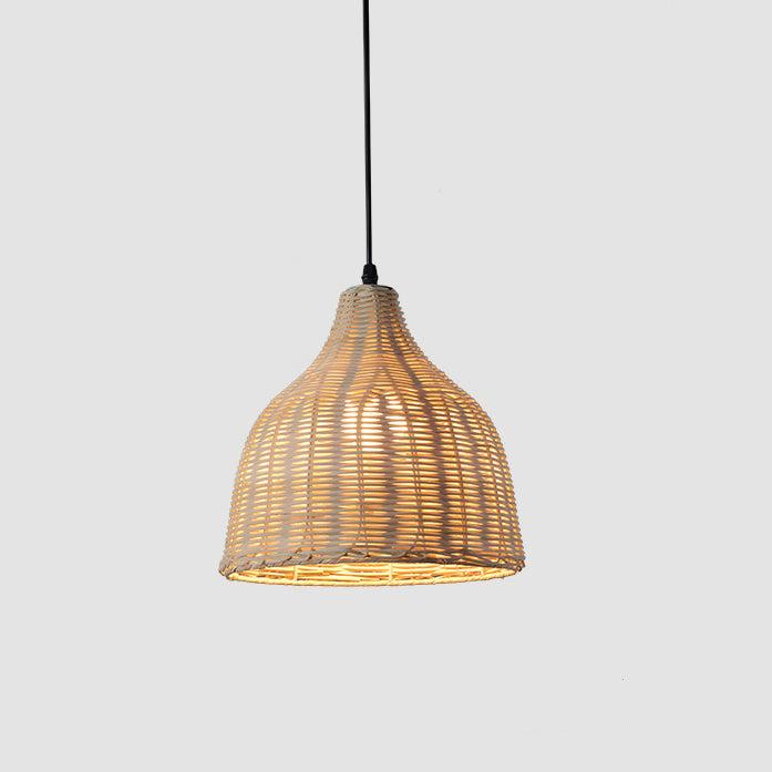 EcoWeave - Natuurlijke Hanglamp van Rotan en Bamboe