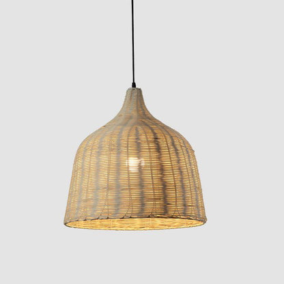 EcoWeave - Natuurlijke Hanglamp van Rotan en Bamboe