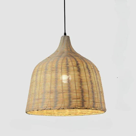 EcoWeave - Natuurlijke Hanglamp van Rotan en Bamboe