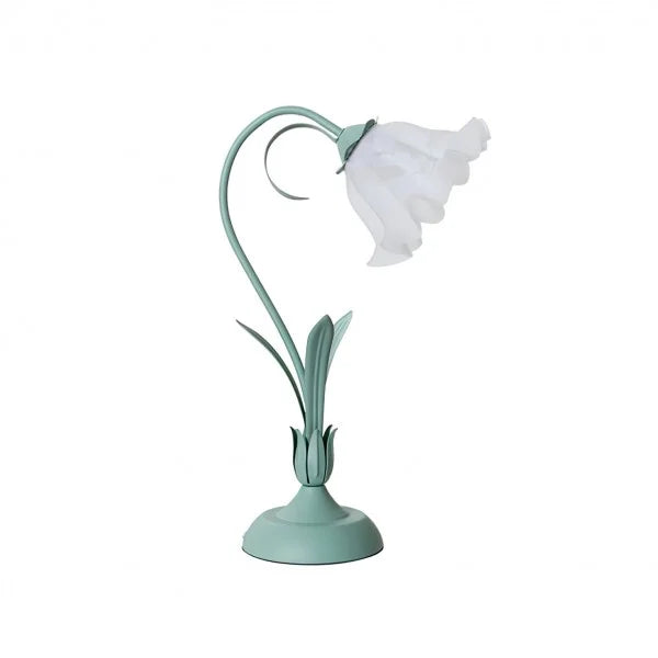 FloraLuxe – Verstelbare Vintage Bloem Tafellamp voor Elegante Verlichting