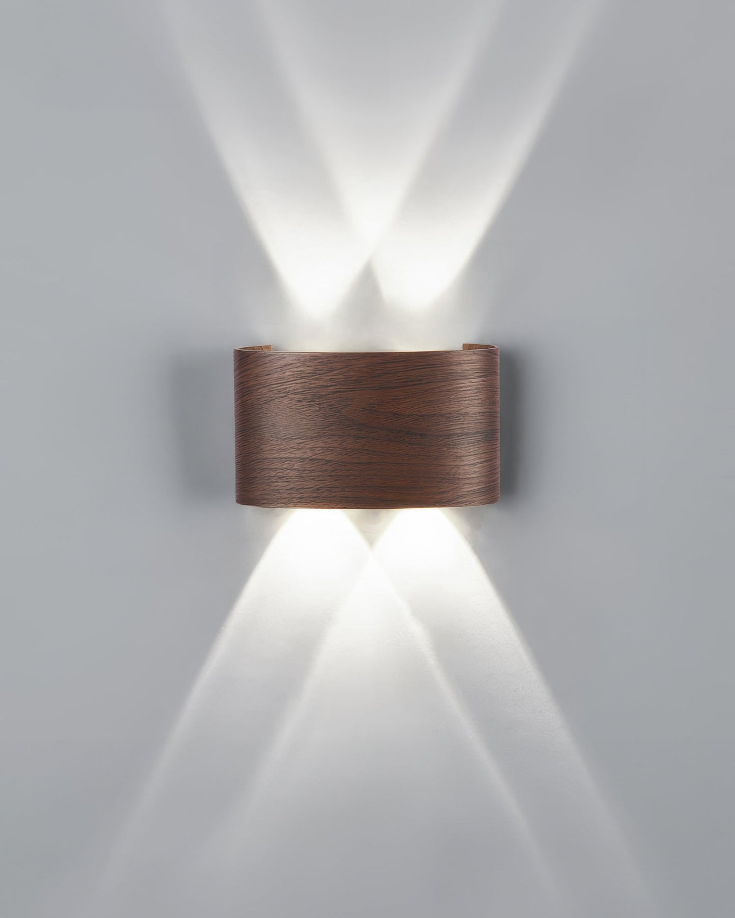 TimberGlow - Moderne Elegante Houten Wandlamp