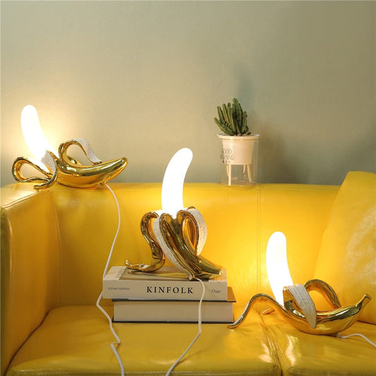 LuminousPeel | Grillige Banaan Tafellamp Decor