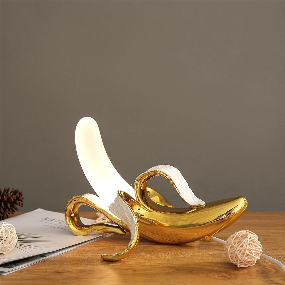 LuminousPeel | Grillige Banaan Tafellamp Decor